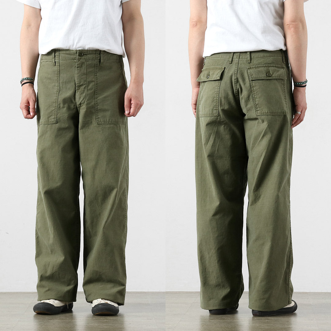 JEANS AZUL JAPÓN / Pantalón Baker Ancho Satén Espalda Teñido de Azufre