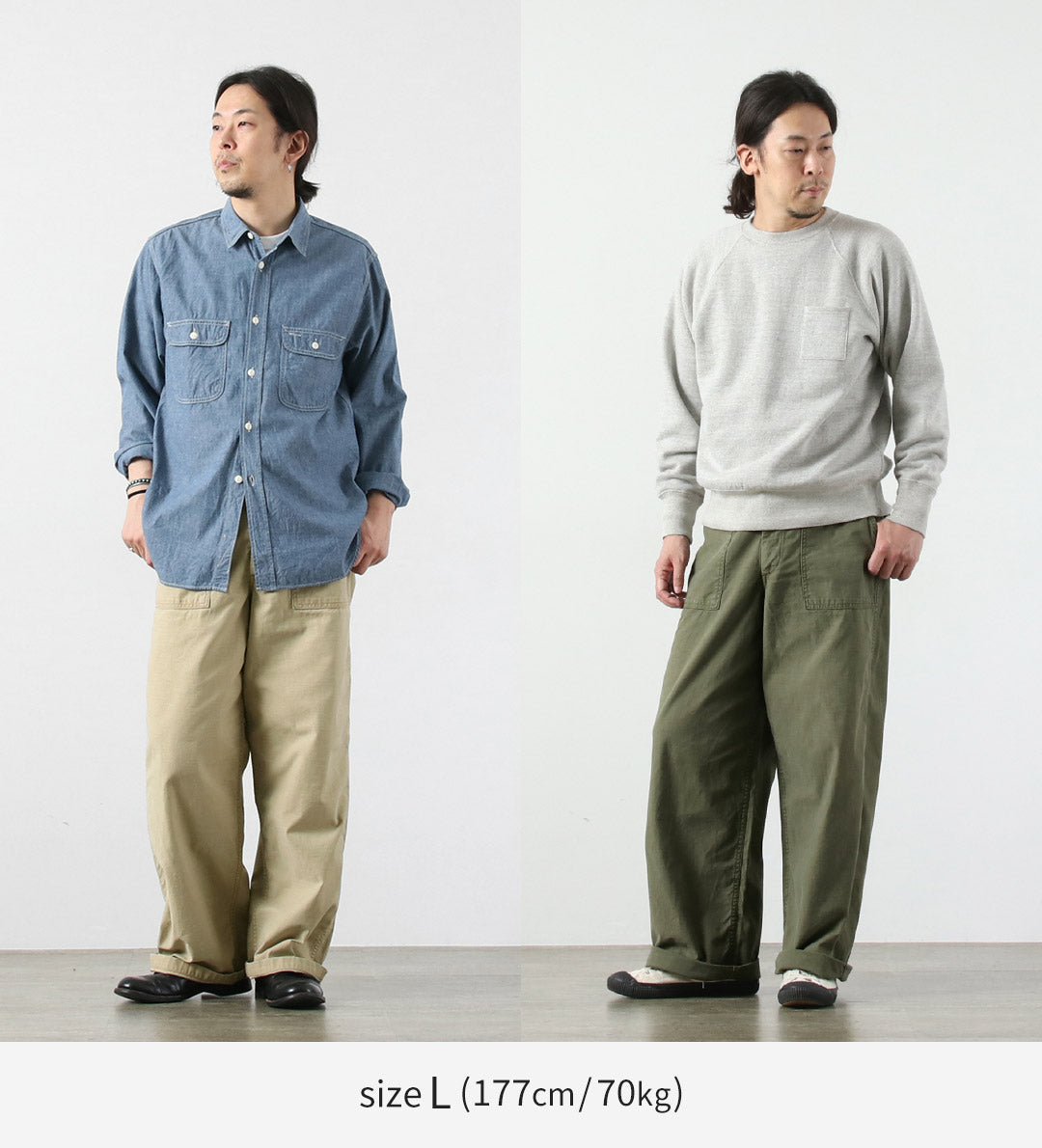 JEANS AZUL JAPÓN / Pantalón Baker Ancho Satén Espalda Teñido de Azufre