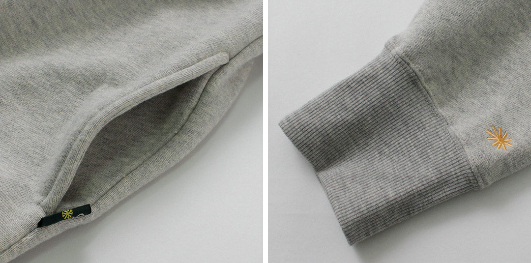GOHEMP / Sweat ras du cou demi-zip