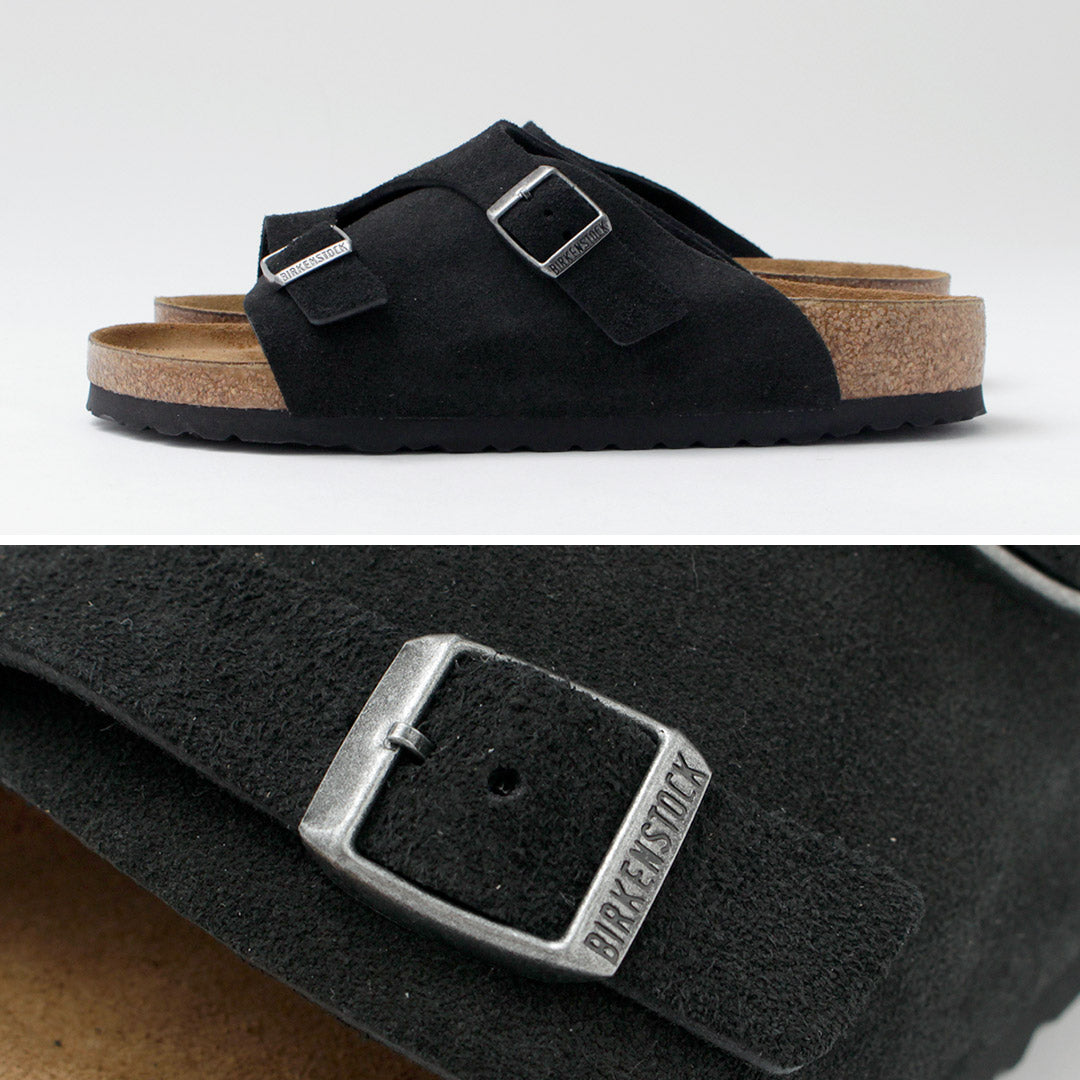 BIRKENSTOCK / Sandalias de ante Zurich