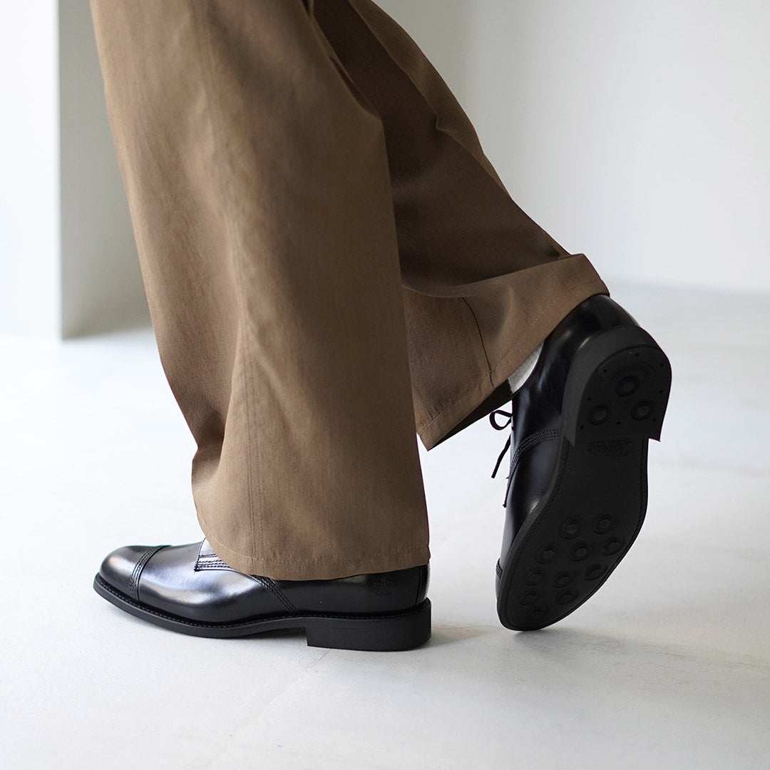 SANDERS / 1128BC Chaussures Derby Militaires en Cuir Lisse