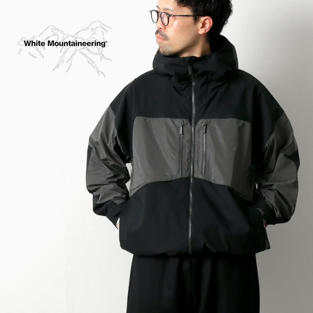 BLANC ALPINISME / Parka Réflecteur