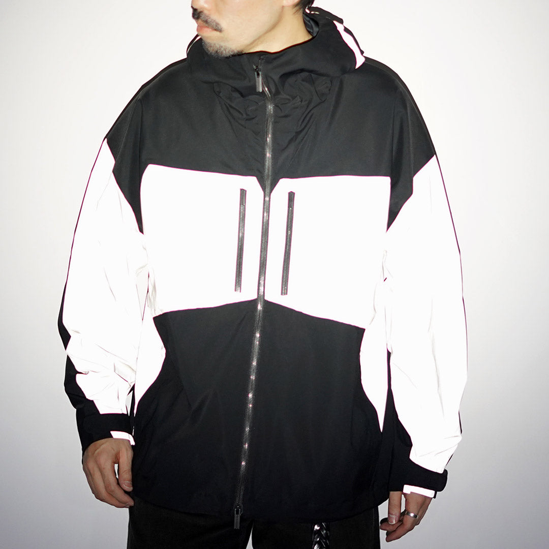 BLANC ALPINISME / Parka Réflecteur