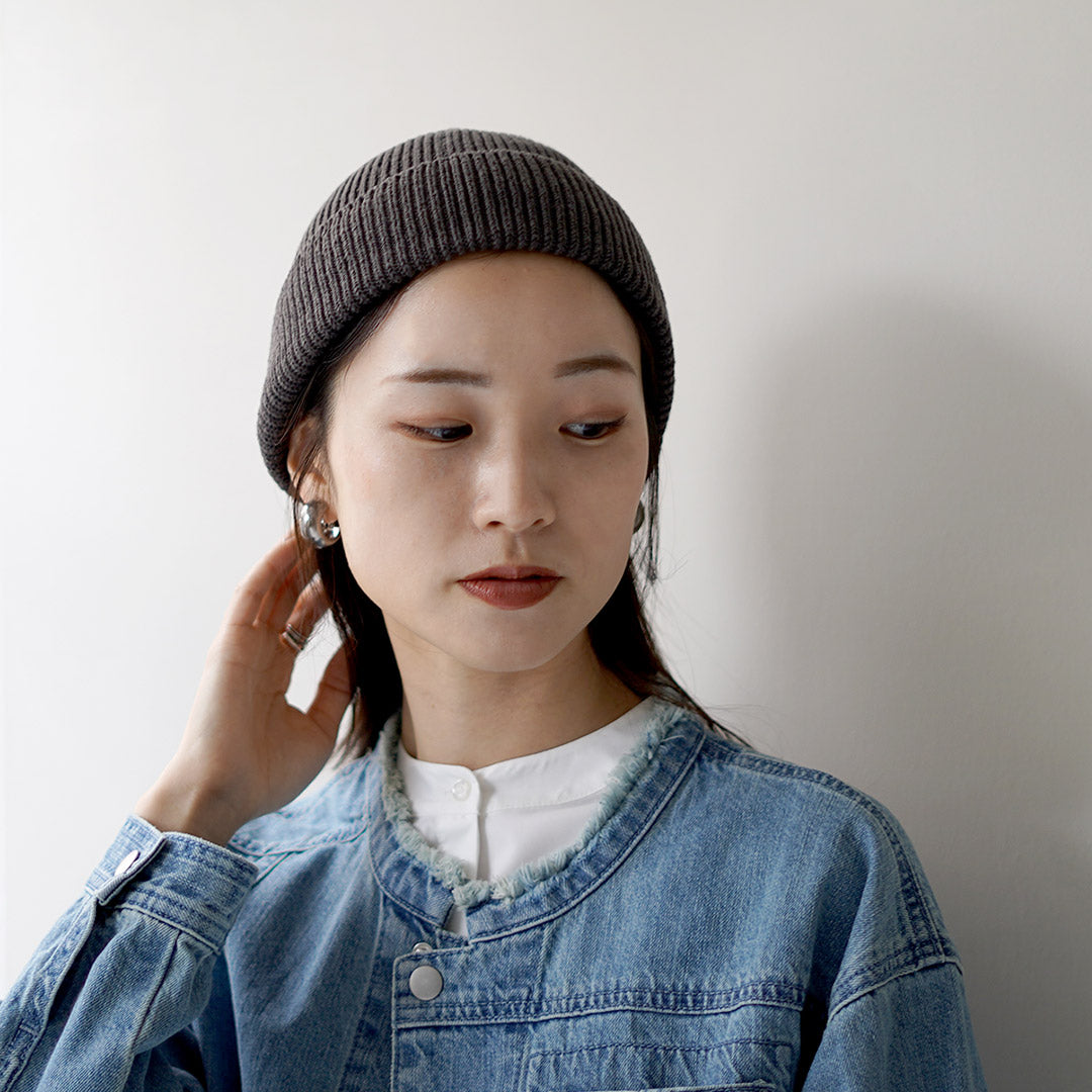 ROTOTO / Bonnet en Papier Japonais et Coton Recyclé