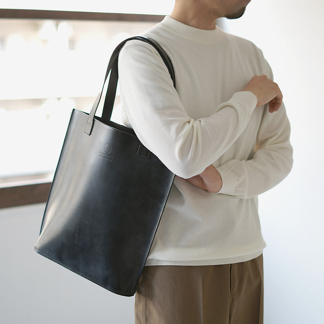 GLENROYAL / Bridle Leather Tote Bag Tall