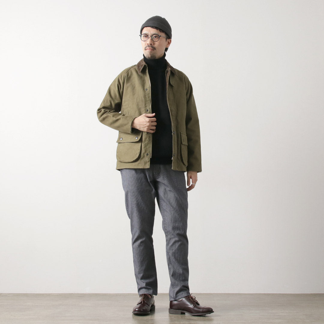 JAPAN BLUE JEANS / 와이드 테이퍼드 히코리 팬츠