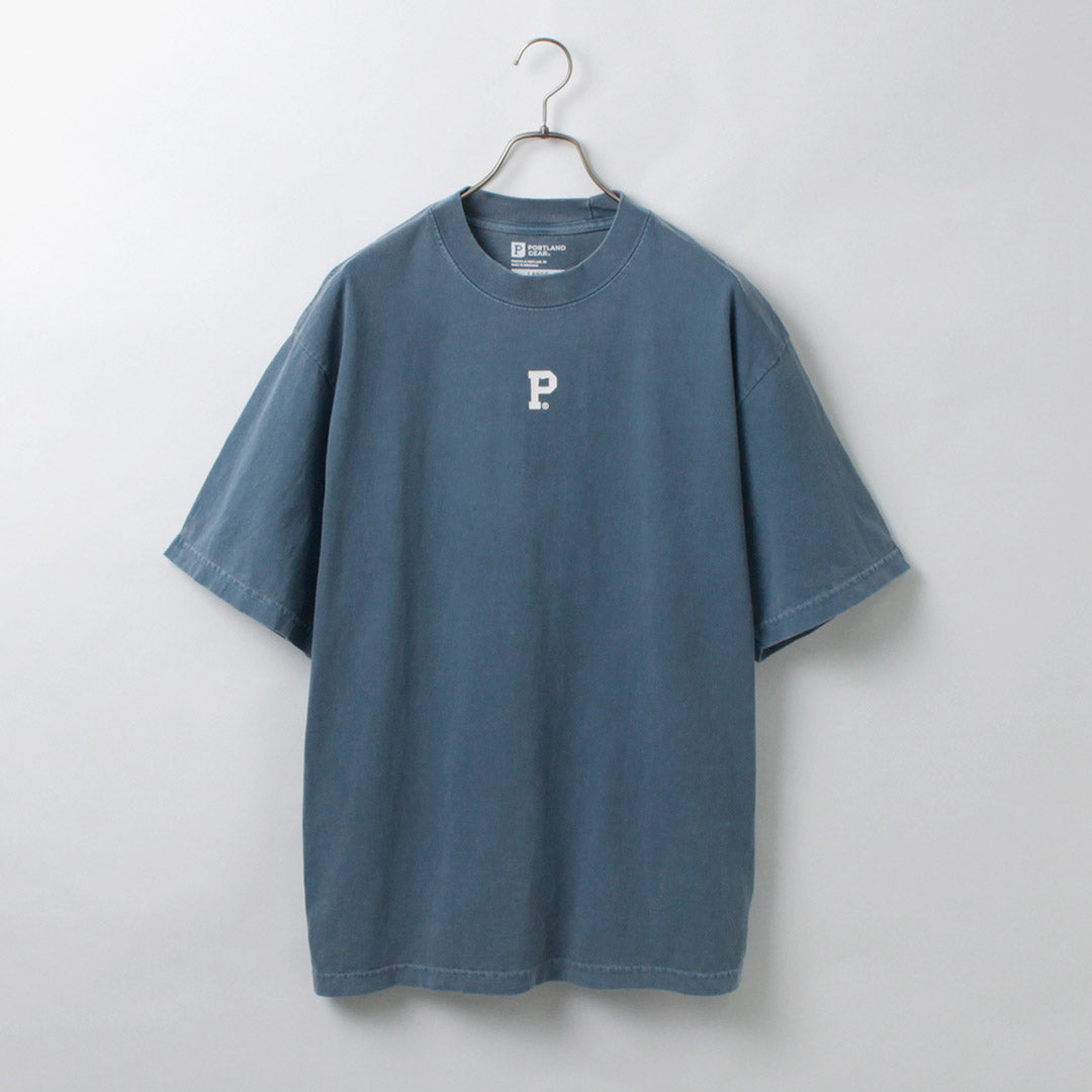 PORTLAND GEAR / Camiseta con logo de pieza central