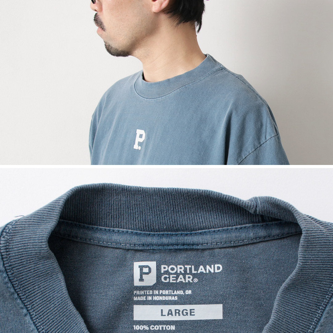 PORTLAND GEAR / Camiseta con logo de pieza central