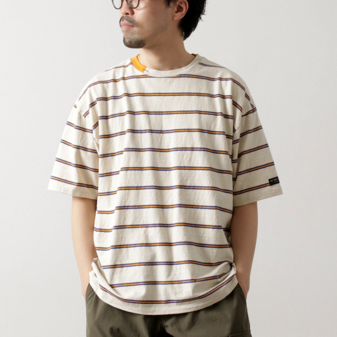 ILL ONE EIGHTY / Camiseta retro a rayas