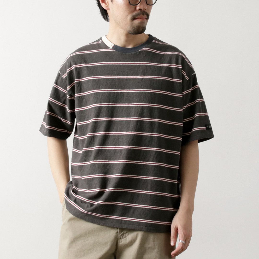 ILL ONE EIGHTY / Camiseta retro a rayas