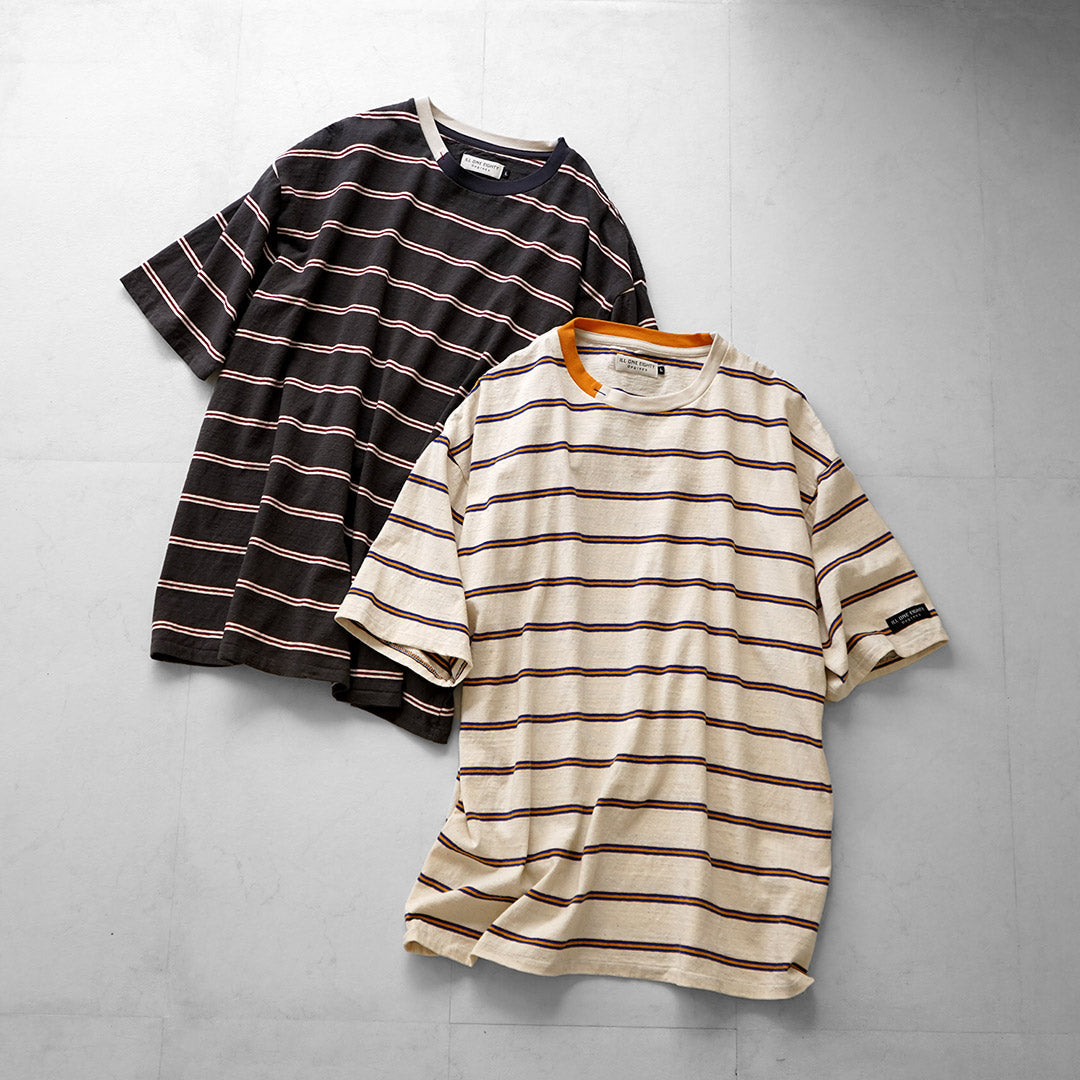 ILL ONE EIGHTY / Camiseta retro a rayas