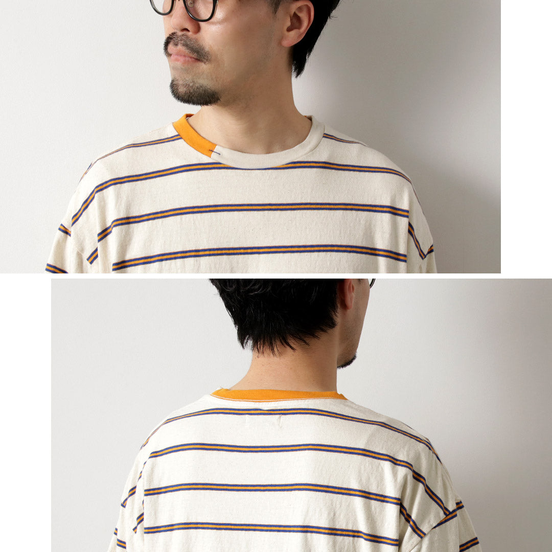 ILL ONE EIGHTY / Camiseta retro a rayas