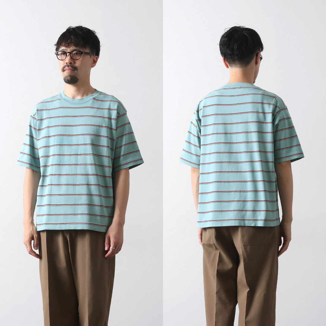 RYE TENDER / Centre Tee Stripe T-Shirt