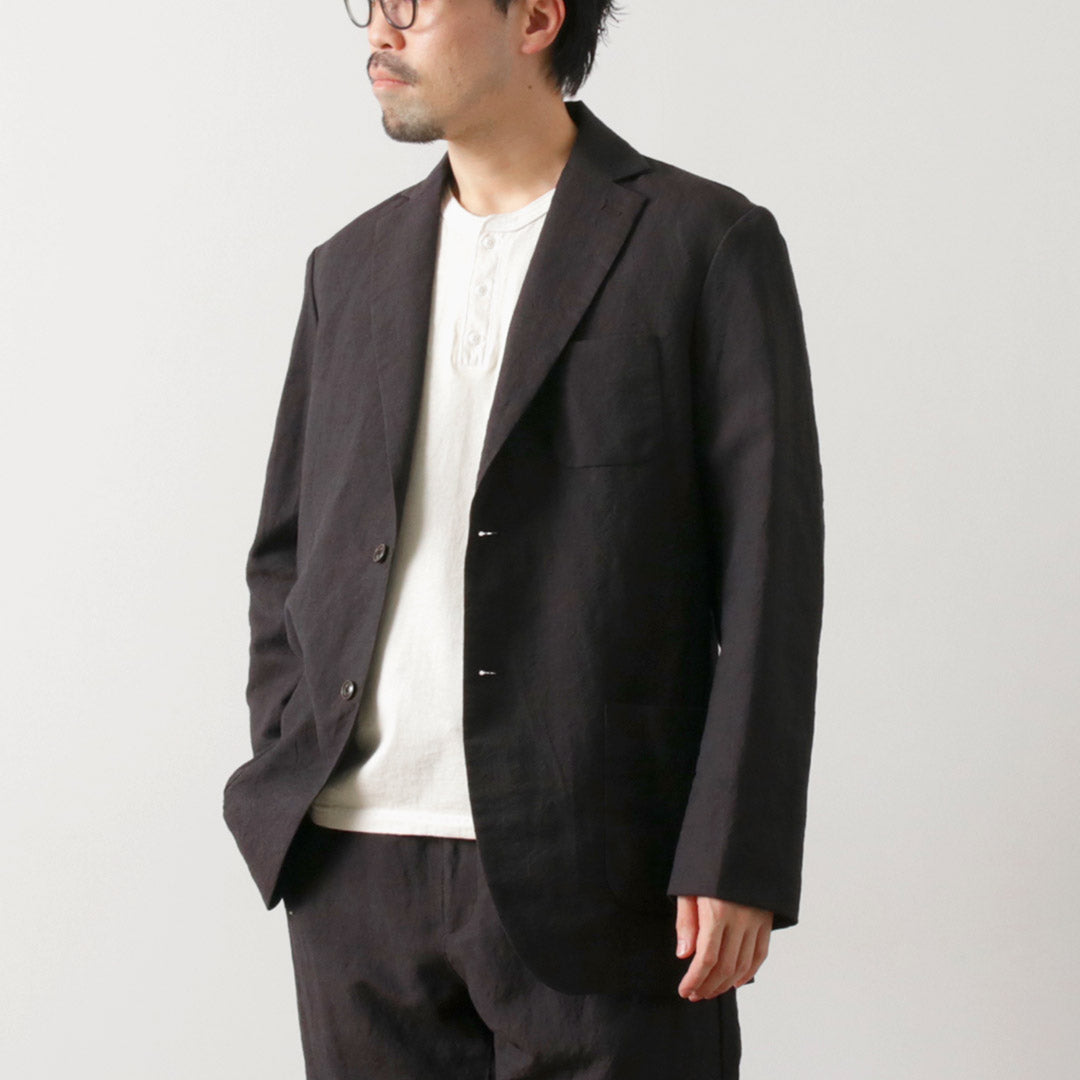 FUJITO / 린넨울 트로피컬 N.O.UN 2B 자켓