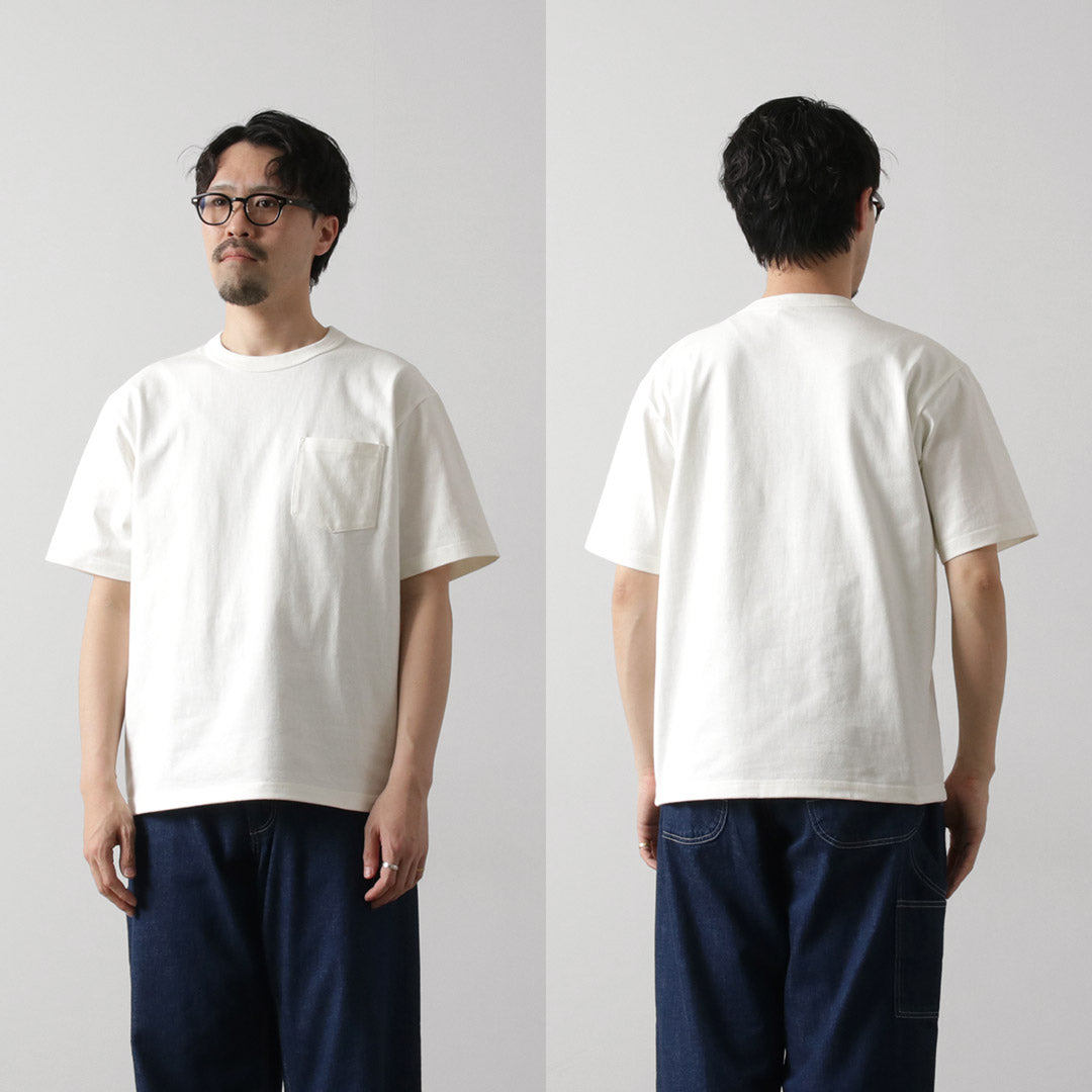 HEALTHKNIT / Camiseta con bolsillo y manga corta con cuello redondo y peso máximo de 9 oz