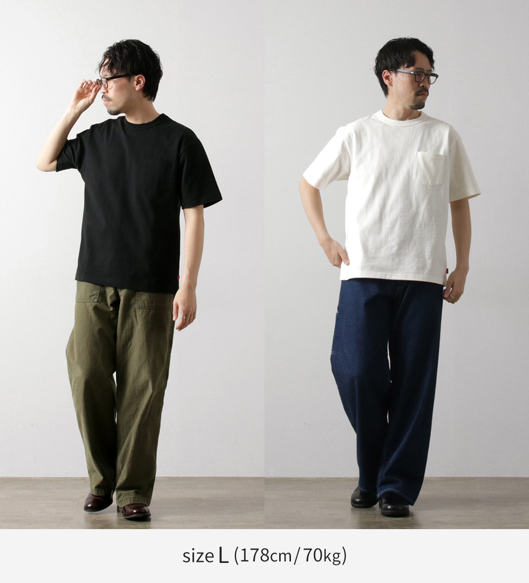 HEALTHKNIT / Camiseta con bolsillo y manga corta con cuello redondo y peso máximo de 9 oz