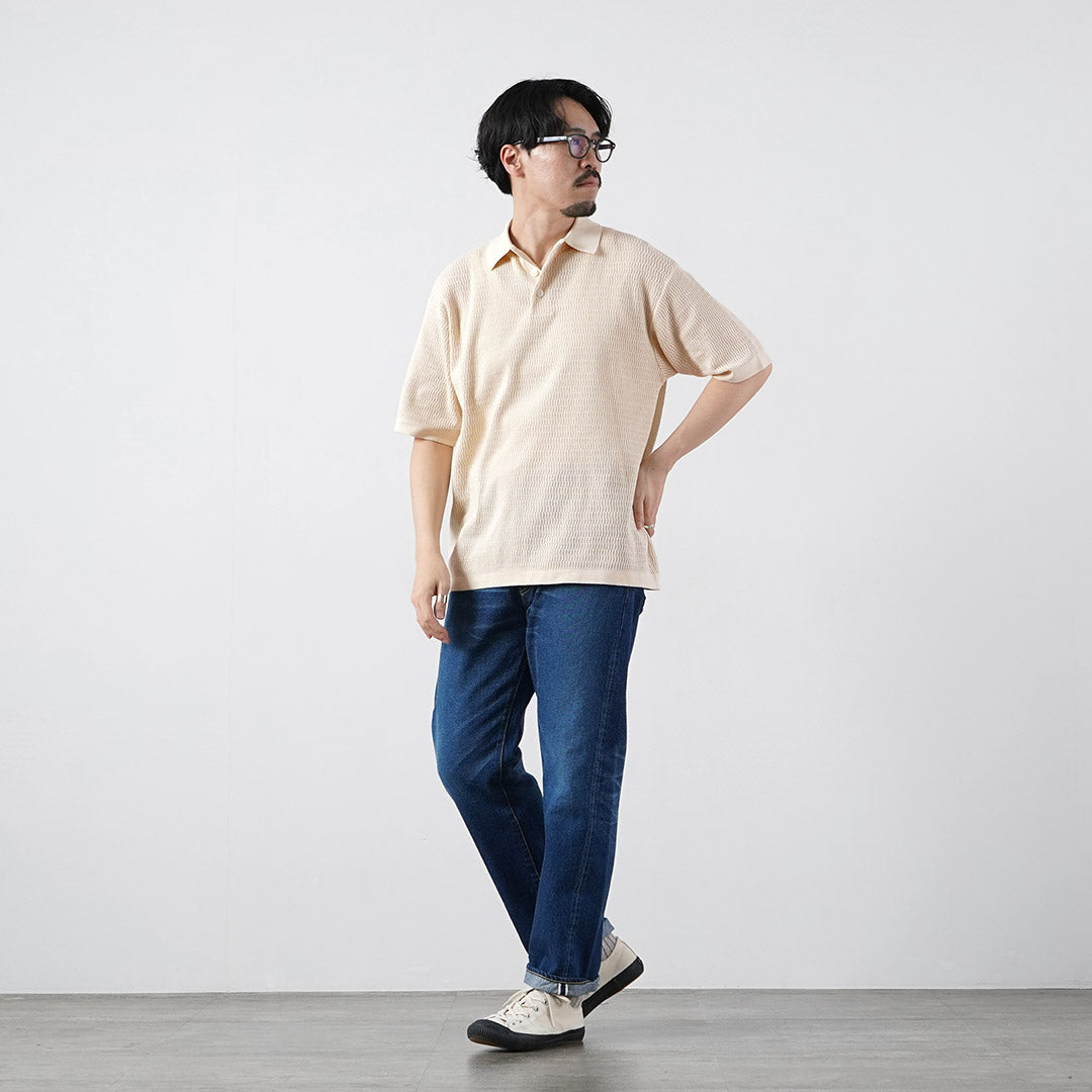 HEALTHKNIT / Polo en tricot à manches courtes