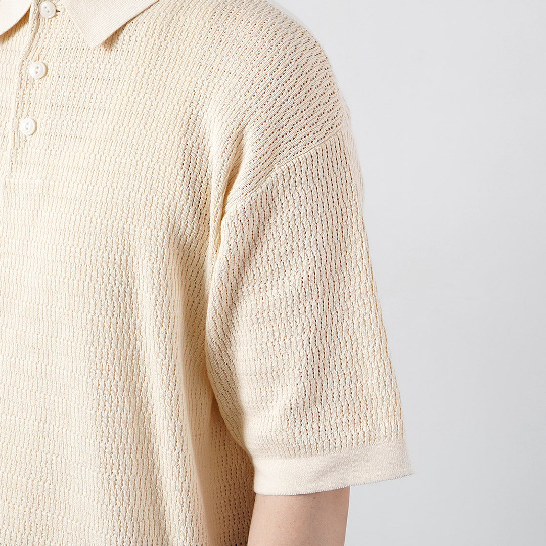 HEALTHKNIT / Polo en tricot à manches courtes