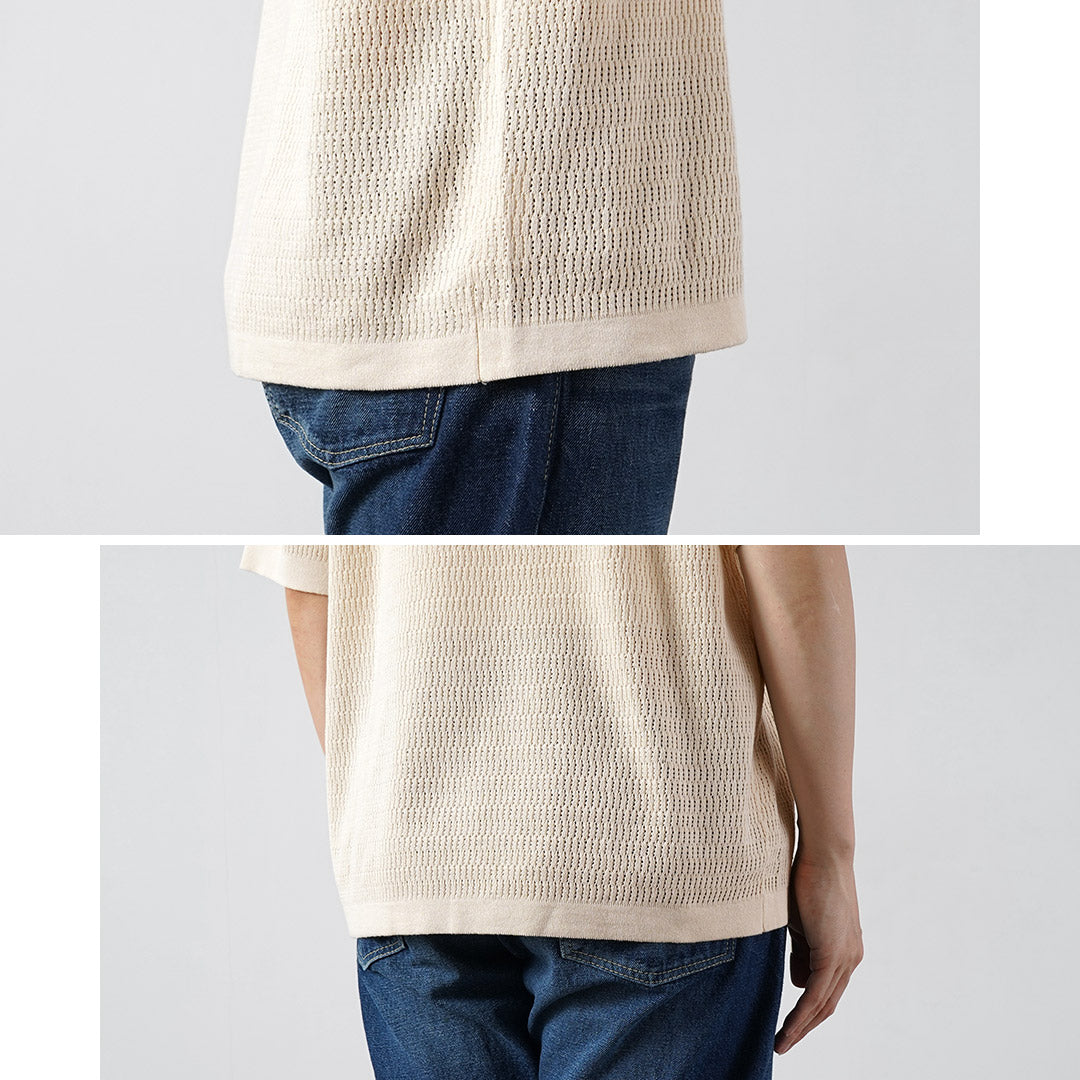 HEALTHKNIT / Polo en tricot à manches courtes