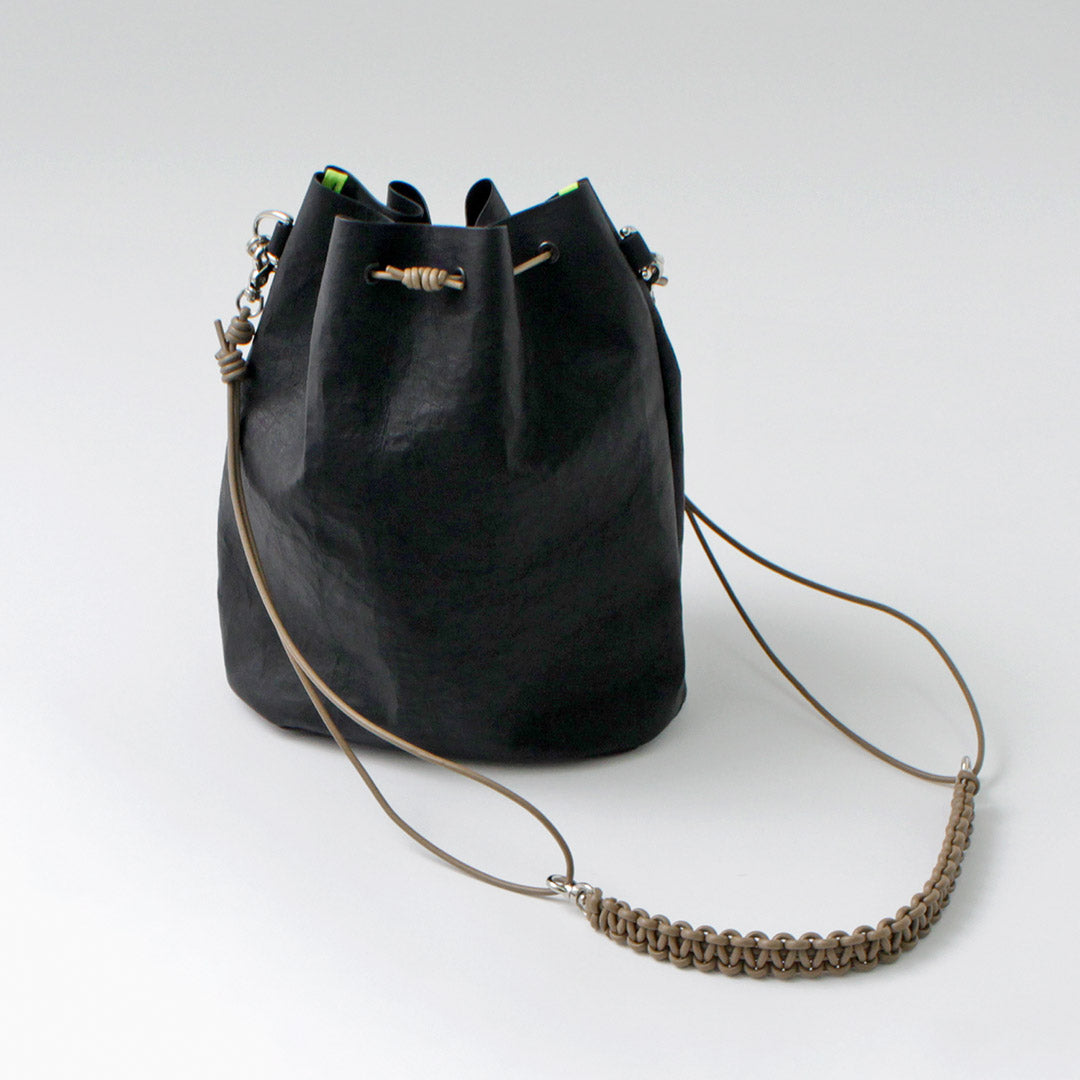 Bolso bidireccional SENTI / Dyneema de piel con cordón