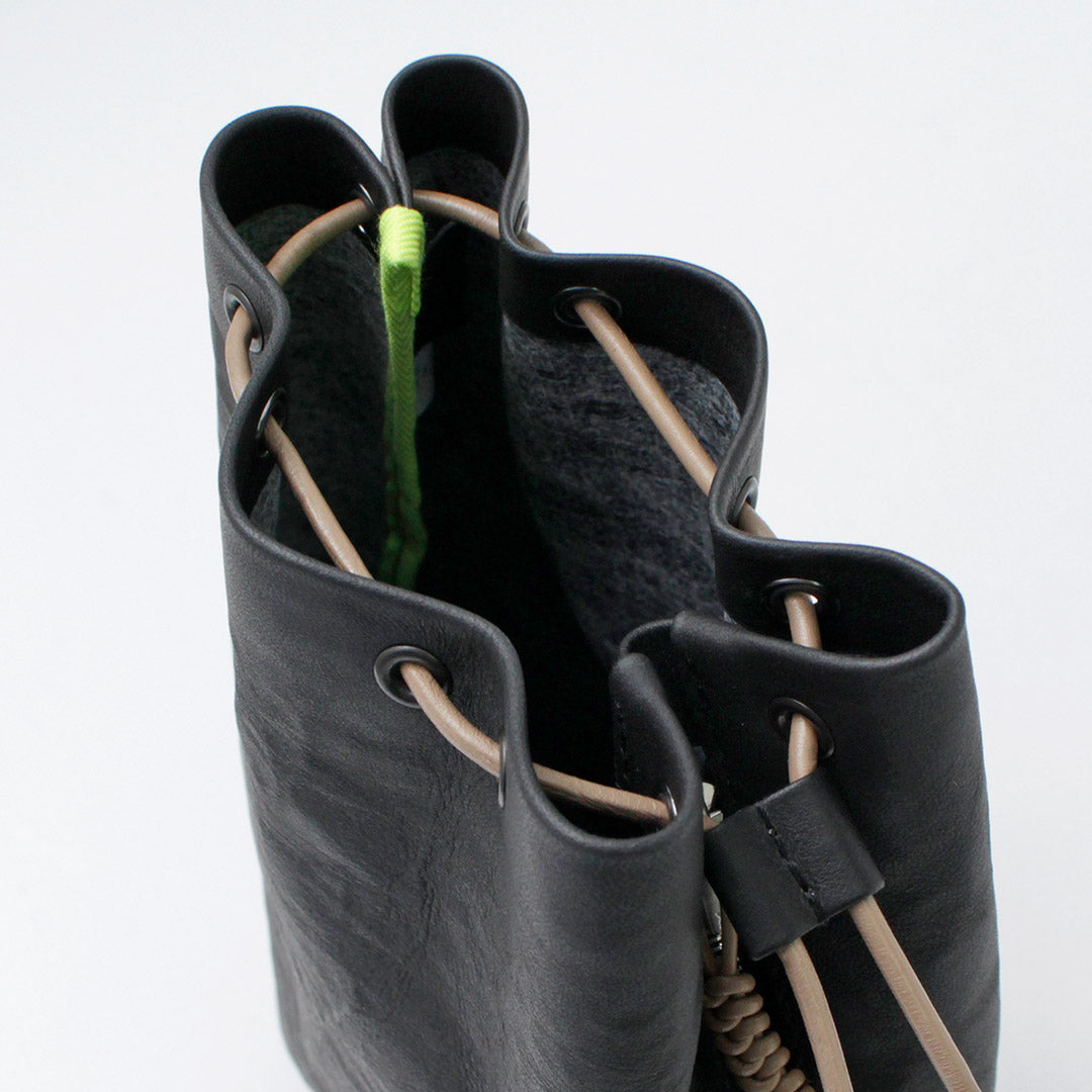 SENTI / Dyneema 皮革抽绳包 L