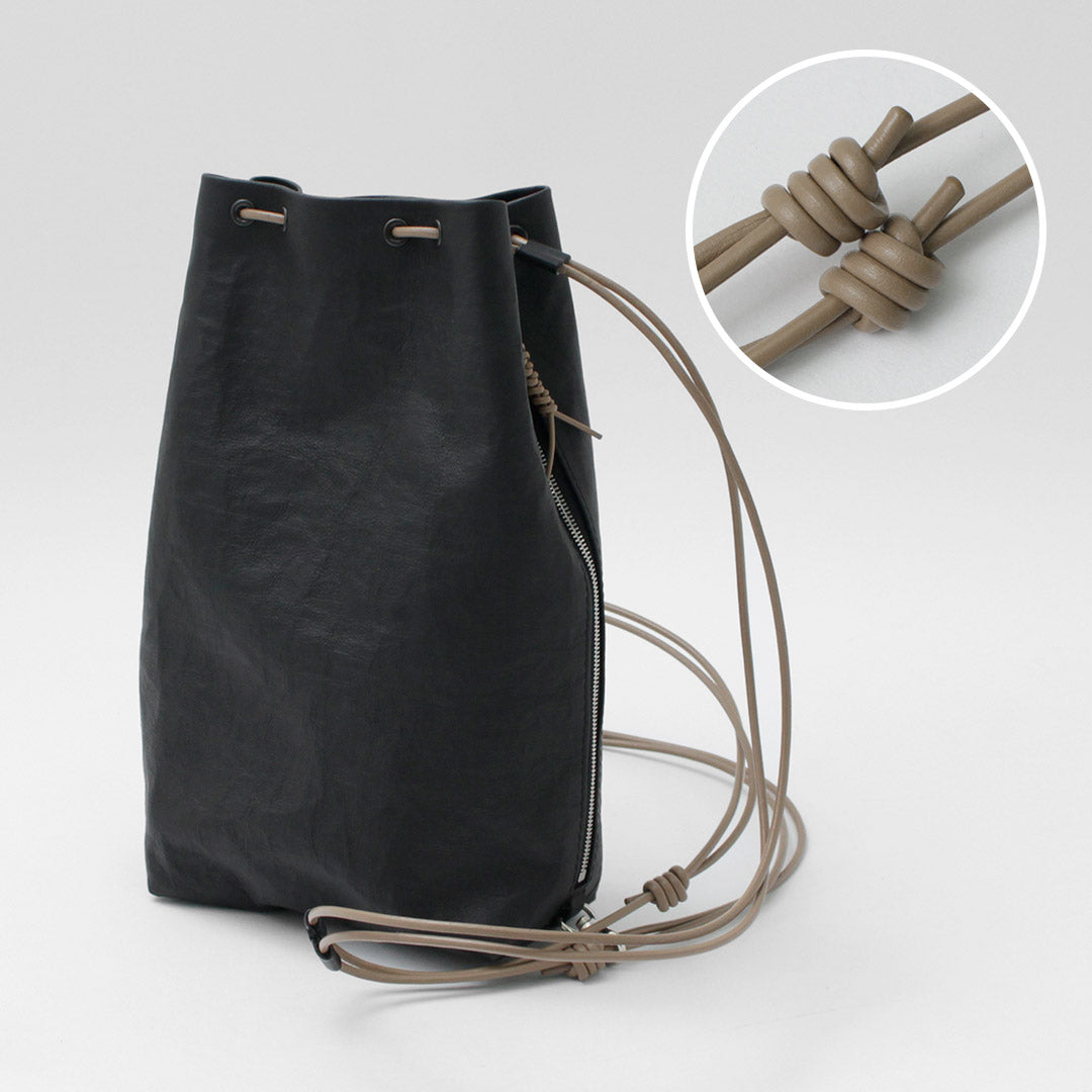 SENTI / Dyneema 皮革抽绳包 L