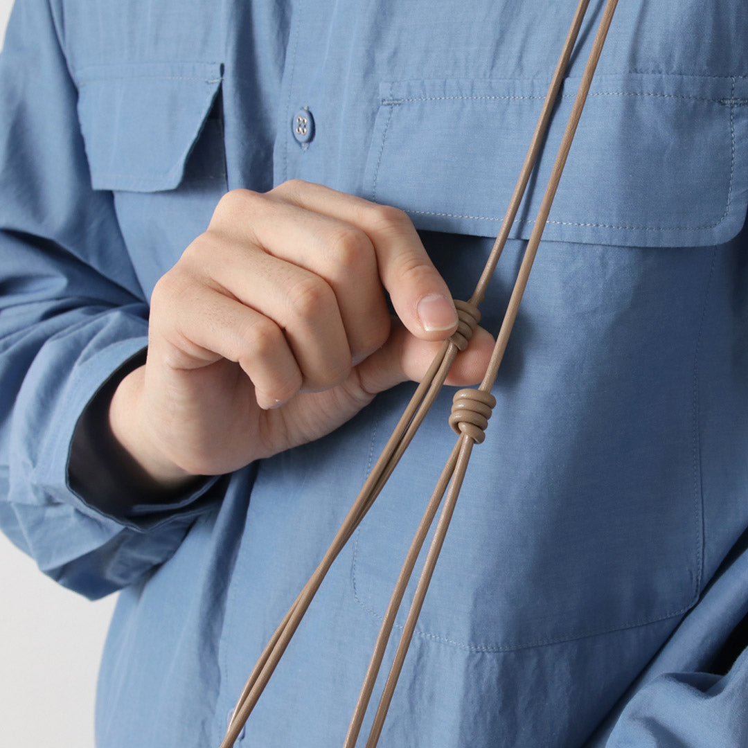 SENTI / Dyneema 皮革抽绳包 L