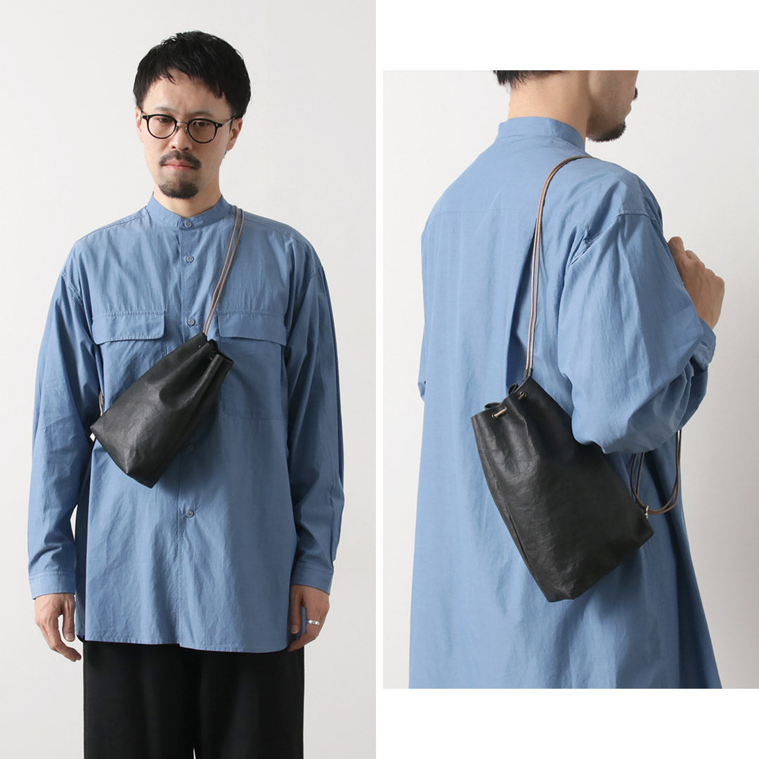 SENTI / Dyneema 皮革抽绳包 L