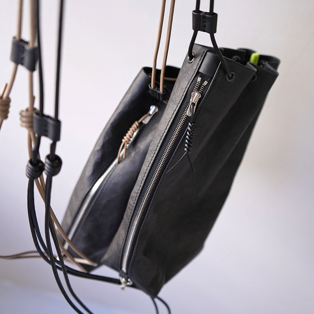 SENTI / Dyneema 皮革抽绳包 L
