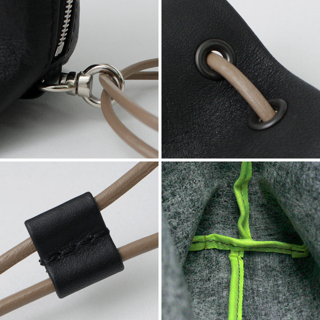 SENTI / Dyneema 皮革抽绳包 L