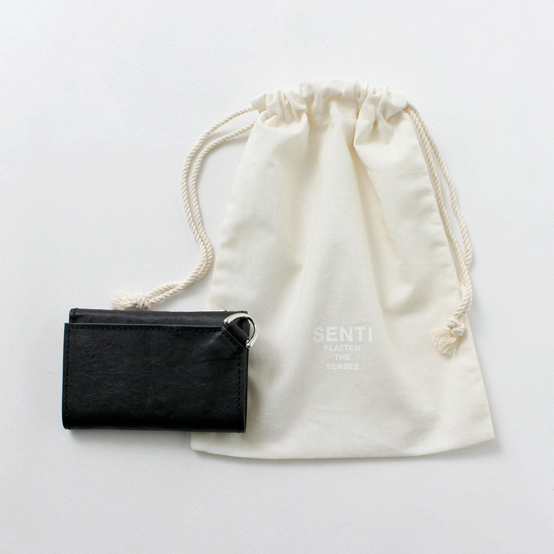 SENTI / Dyneema 皮革三折超薄錢包