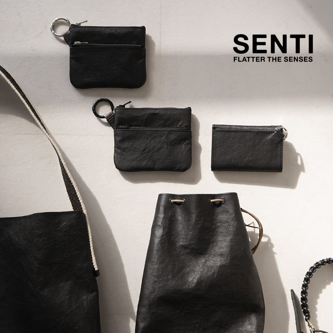 SENTI / Dyneema 皮革雙拉鍊袋