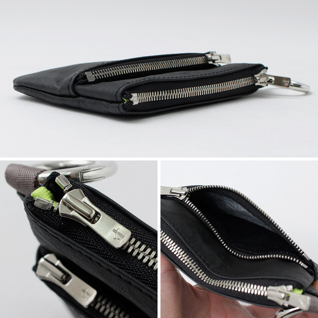 SENTI / Dyneema 皮革雙拉鍊袋