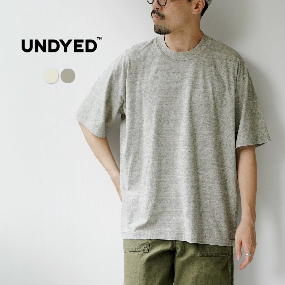 UNDYED / Unbleached Organic Cotton T-shirt