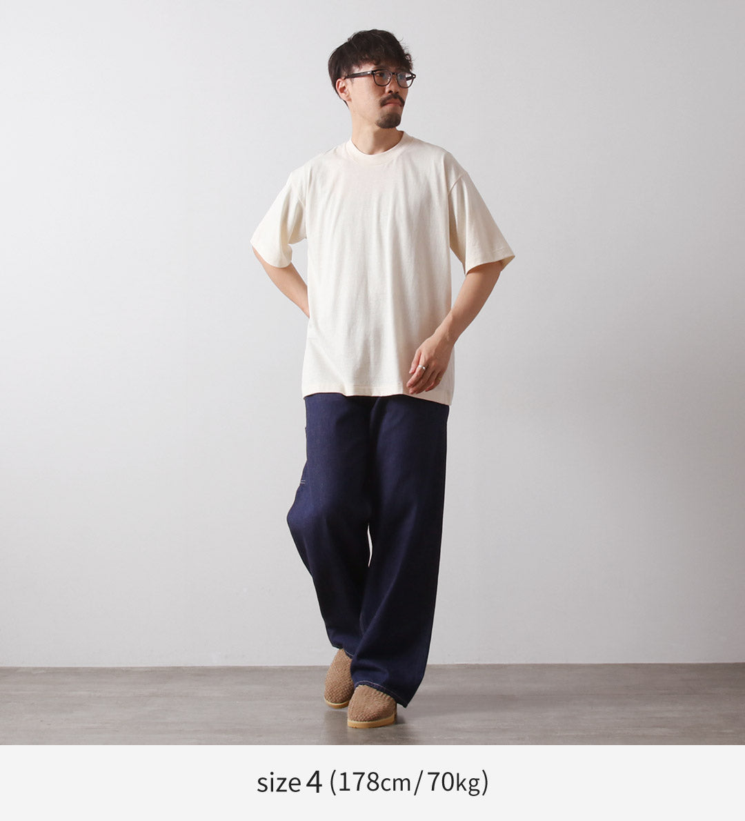 UNDYED / Unbleached Organic Cotton T-shirt