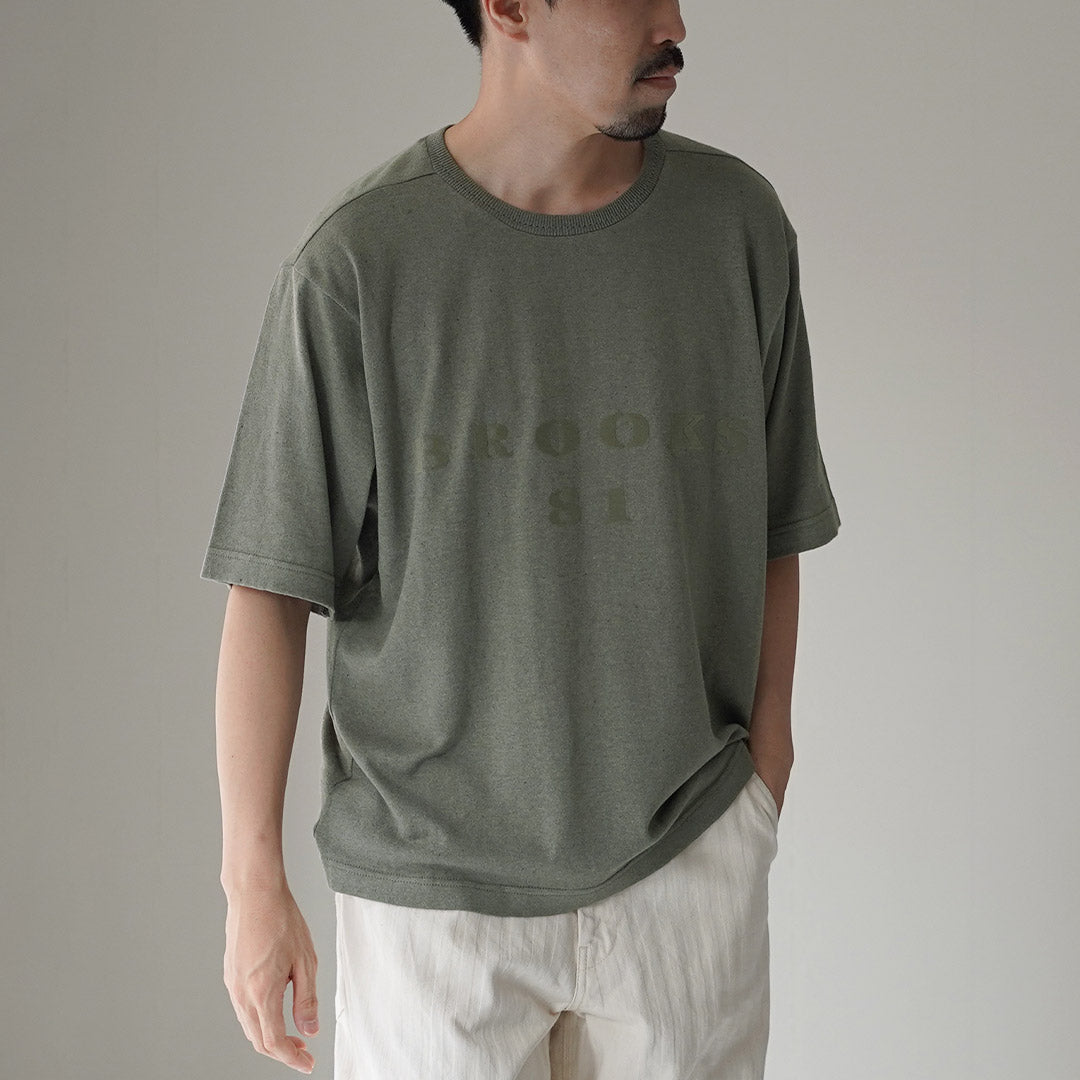 UNDYED / Undyed Organic Cotton 18GG Knit Sew BROOKS81