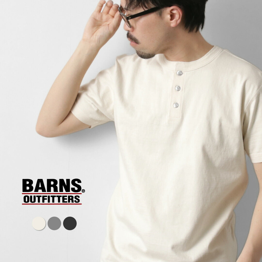 BARNS / Cozun 針織亨利領短袖T卹 SP Buttonworks