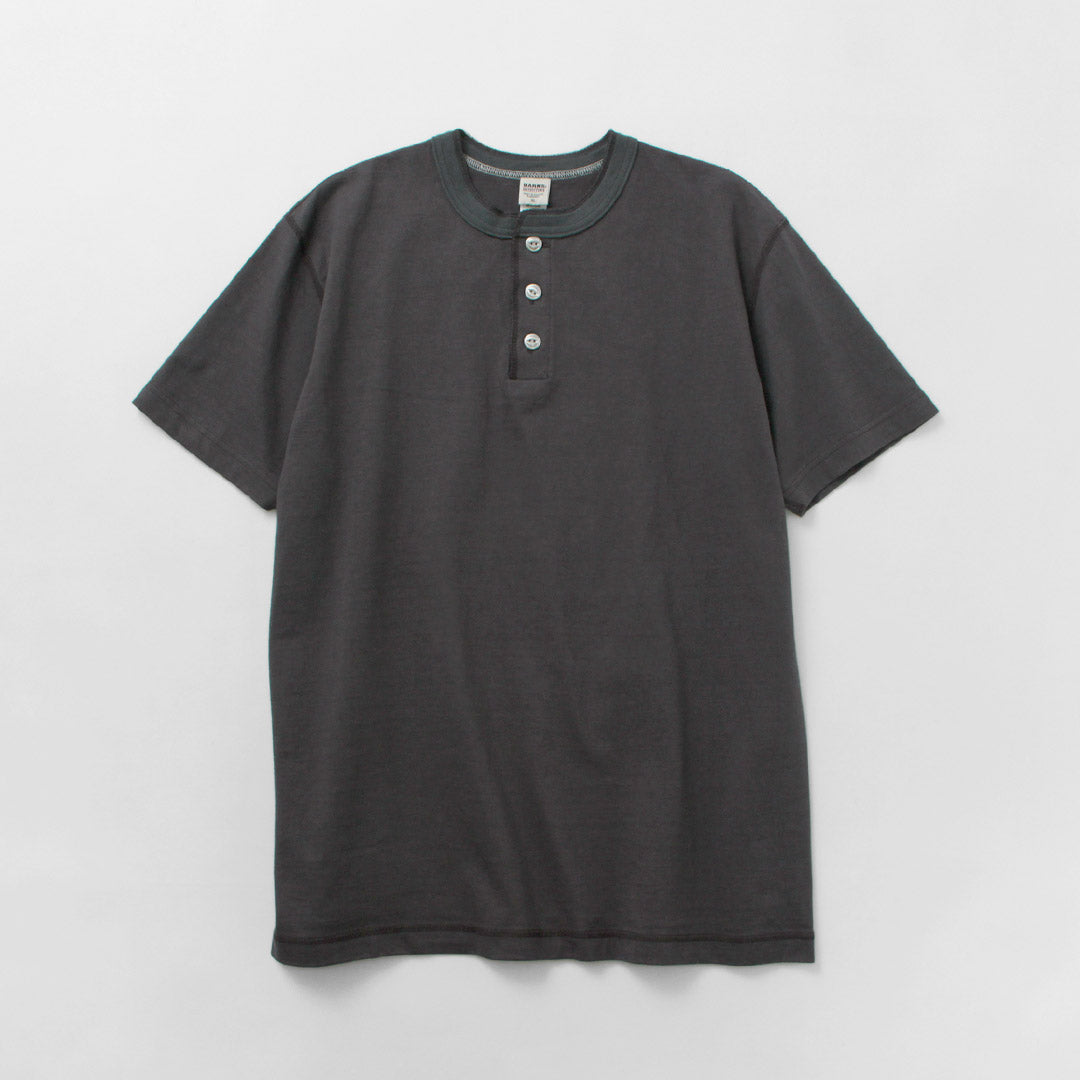 BARNS / Cozun 針織亨利領短袖T卹 SP Buttonworks