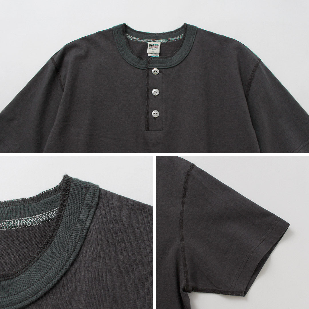 BARNS / Cozun 針織亨利領短袖T卹 SP Buttonworks