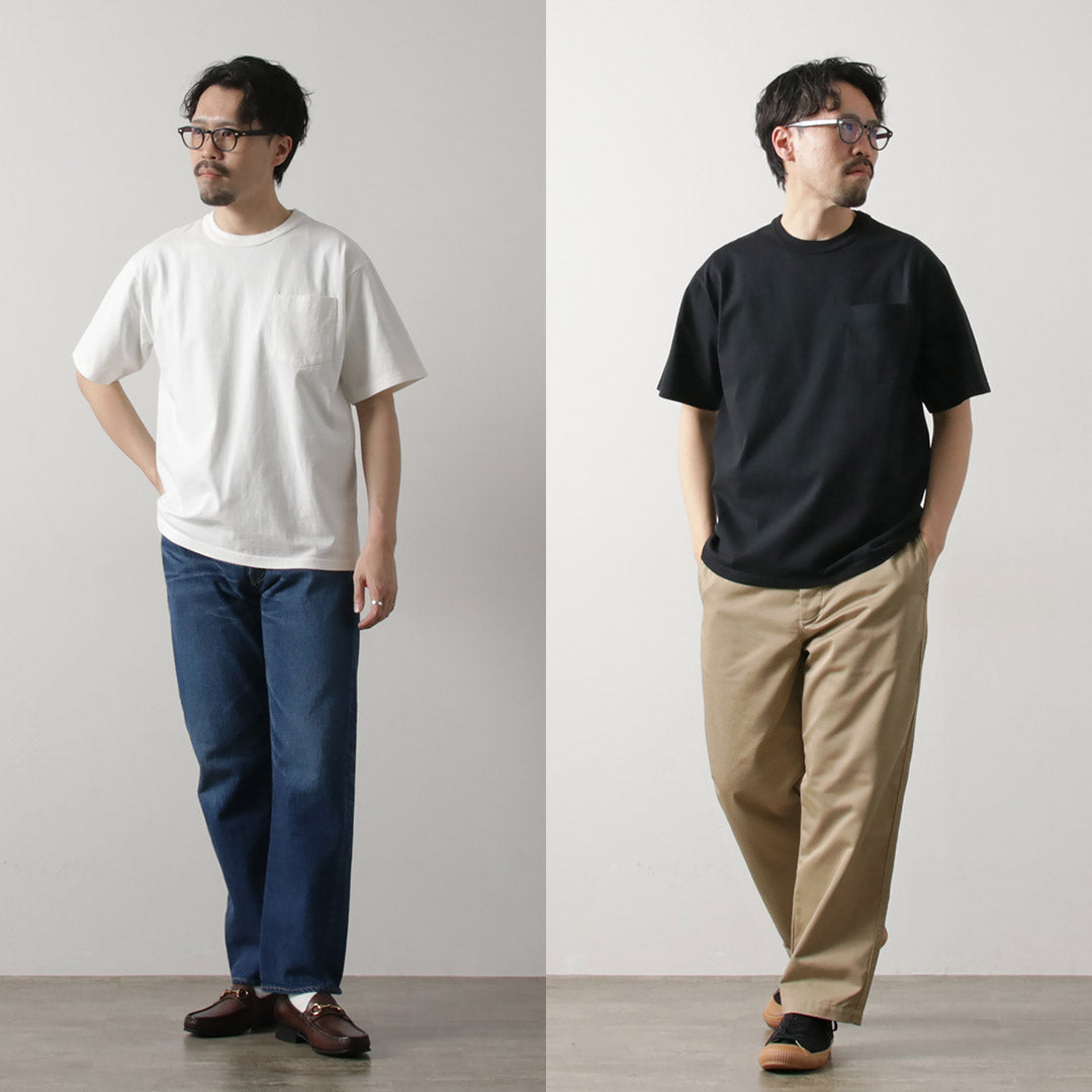 BARNS / 터프 넥 반팔 티셔츠