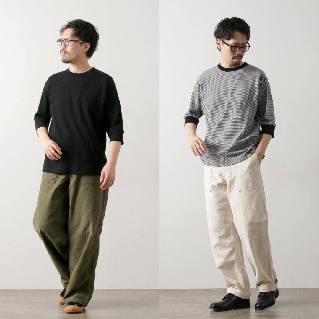 HEALTHKNIT / Basic Waffle 3/4 Sleeve T-Shirt
