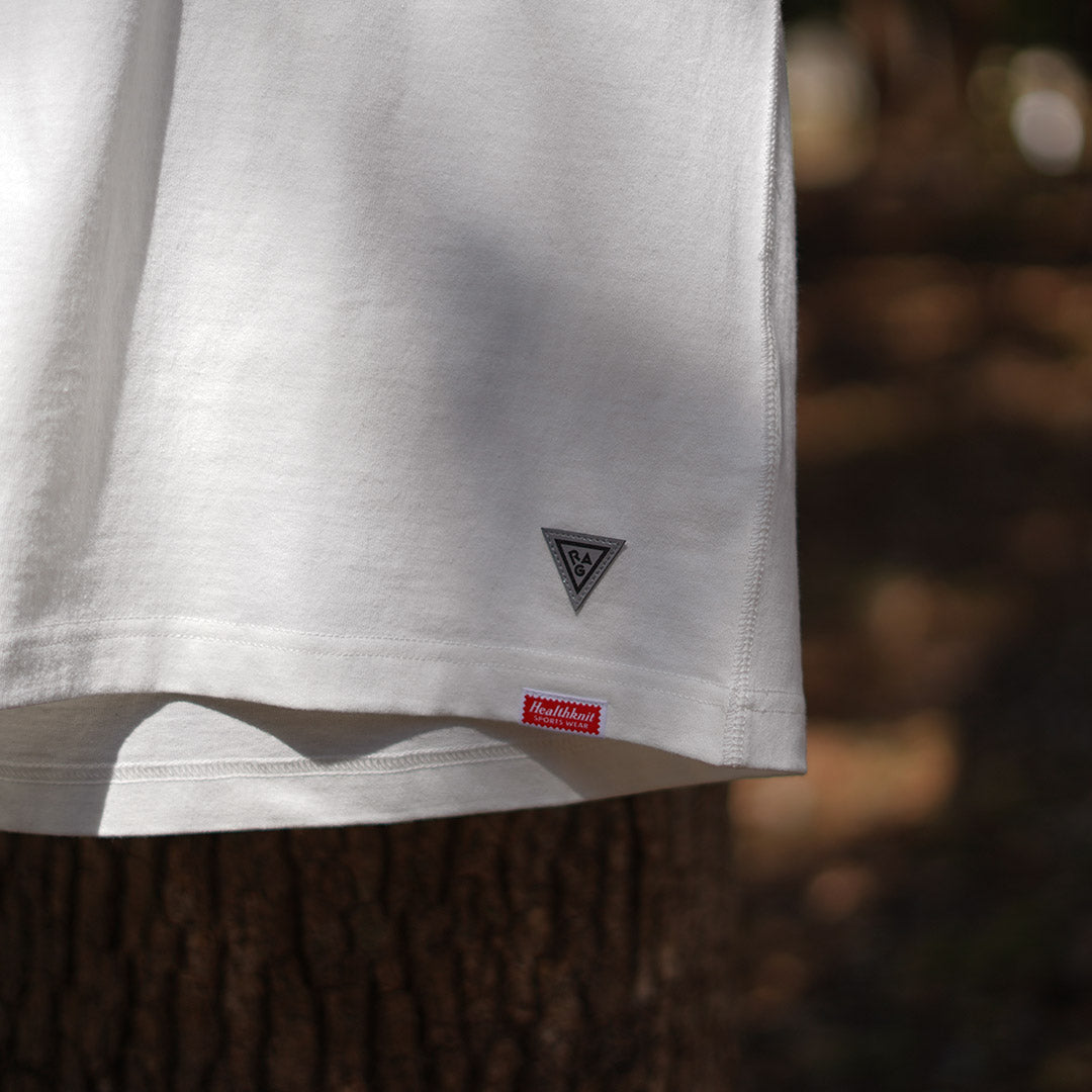HEALTHKNIT / RAG Collaboration Raglan Short Sleeve Wide T-shirt Open-end Dry Jersey