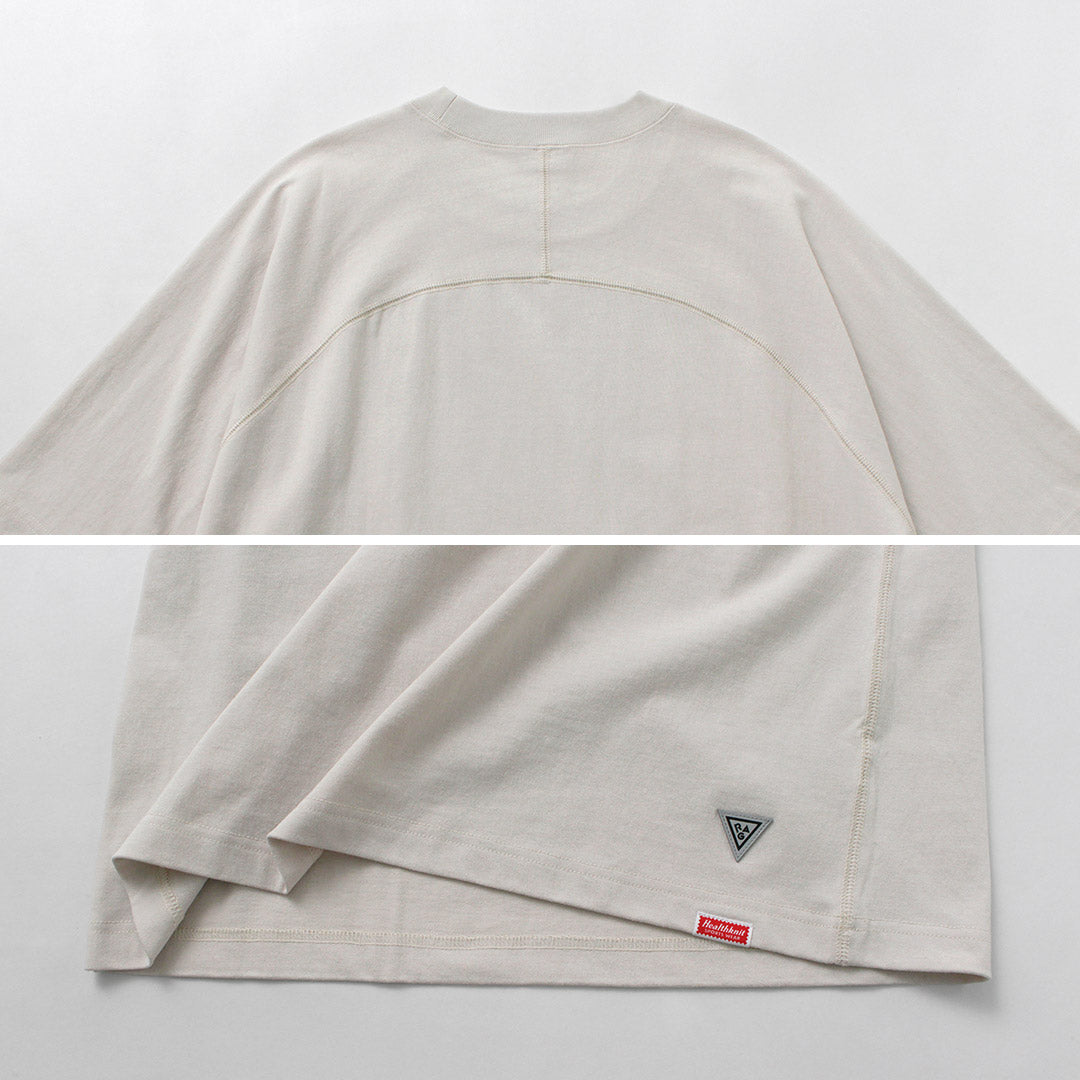 HEALTHKNIT / RAG Collaboration Raglan Short Sleeve Wide T-shirt Open-end Dry Jersey