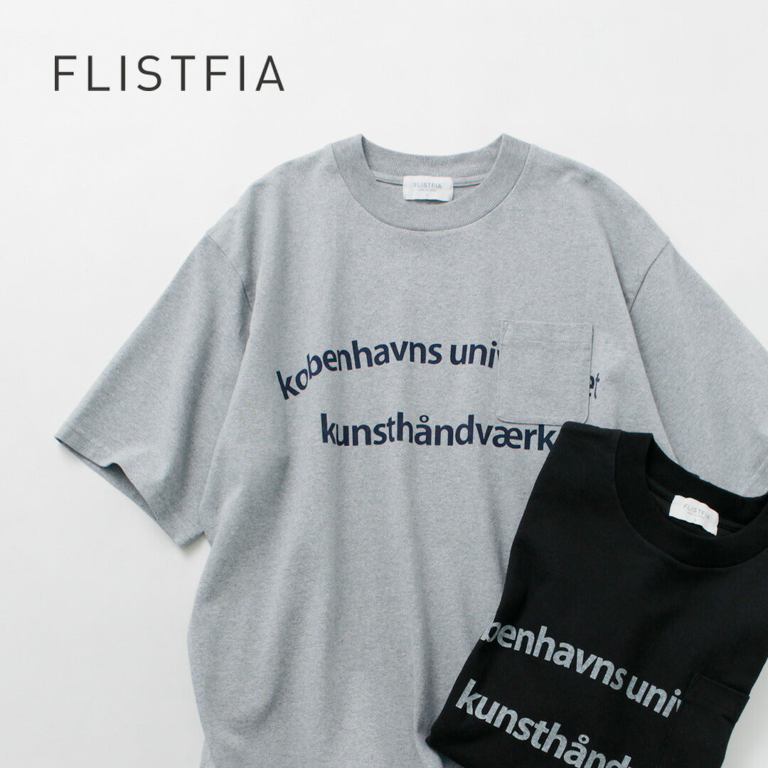 FLISTFIA / 프린트 포켓 티셔츠