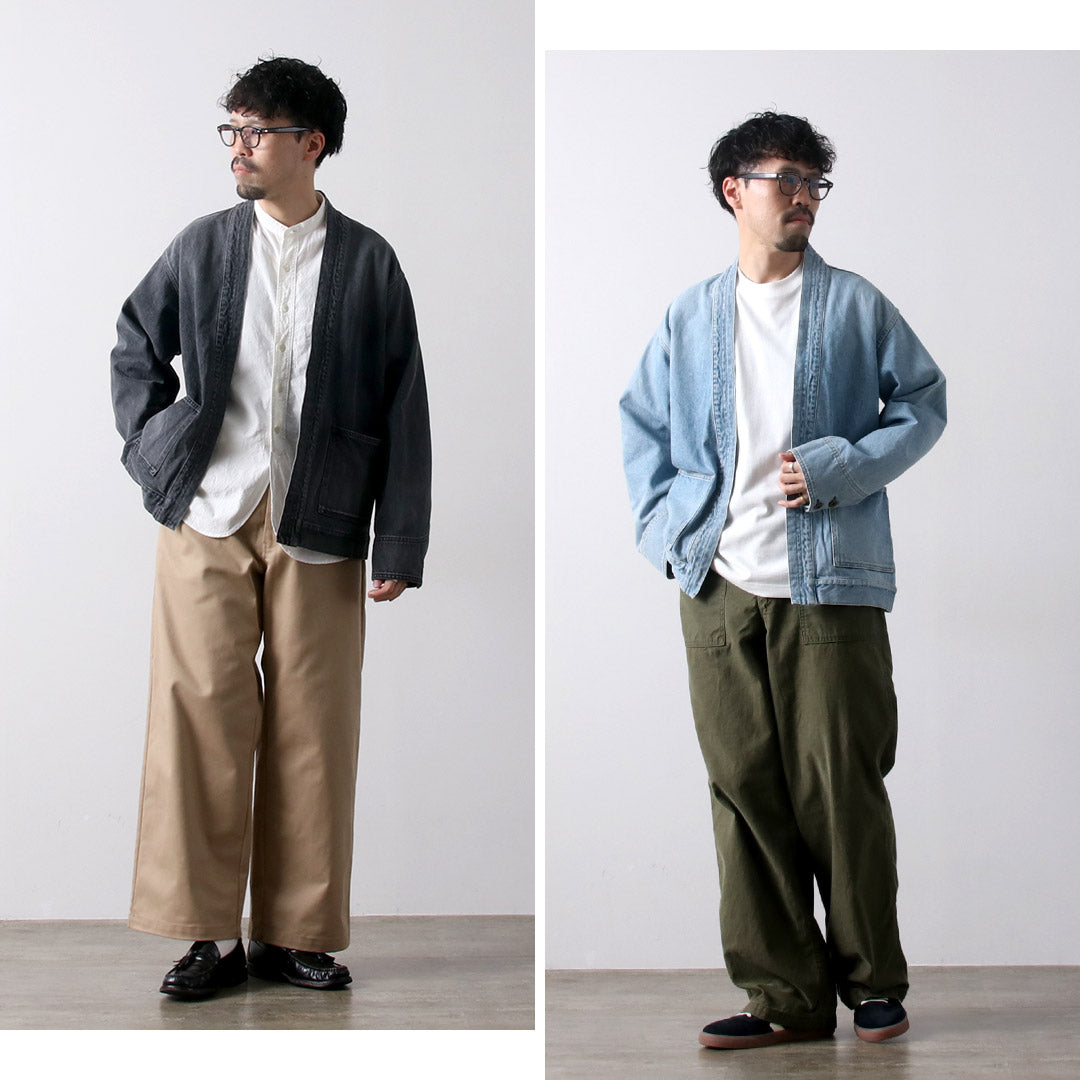 JAPÓN AZUL JEANS / JBOT1320 Chaqueta vaquera Haori