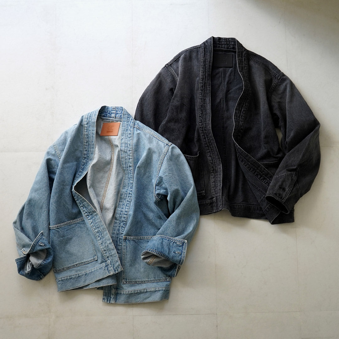JAPÓN AZUL JEANS / JBOT1320 Chaqueta vaquera Haori