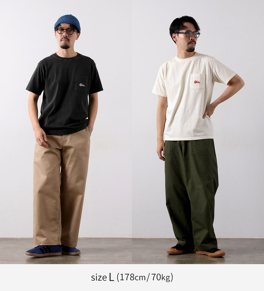 GOOD ON / Goodon C Logo Embroidery T-Shirt