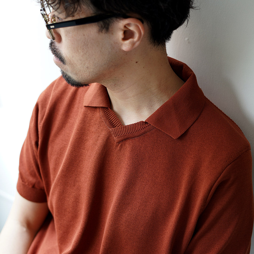 RINASCENTE / Hybrid Knit Skipper Polo