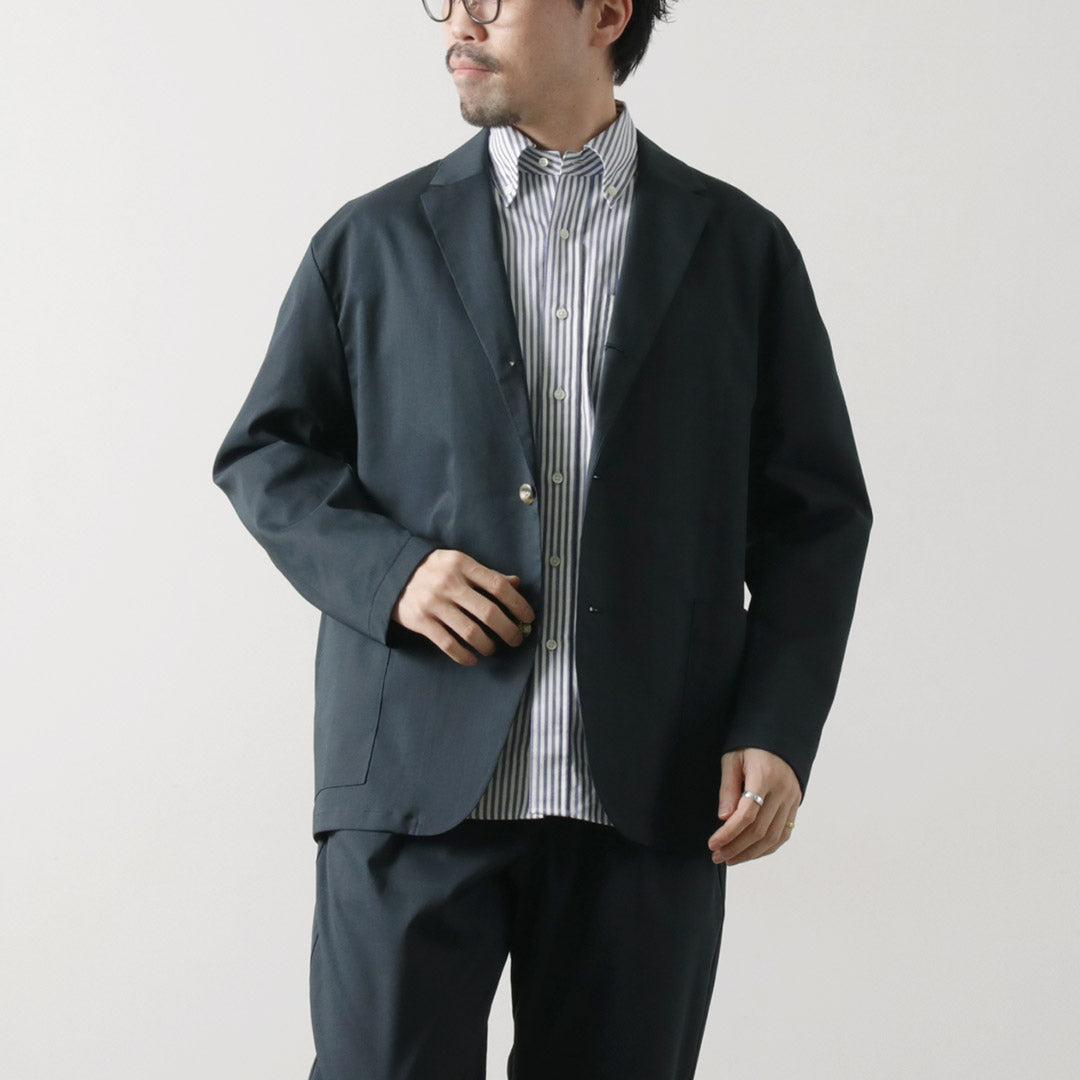 RE HECHO EN TOKIO JAPÓN / Chaqueta Ramie SOLOTEX Twill de 3 botones