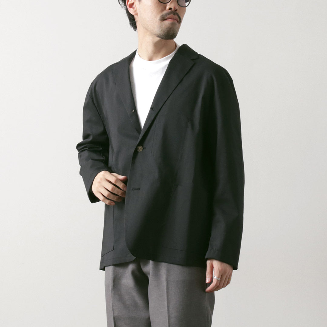 RE HECHO EN TOKIO JAPÓN / Chaqueta Ramie SOLOTEX Twill de 3 botones
